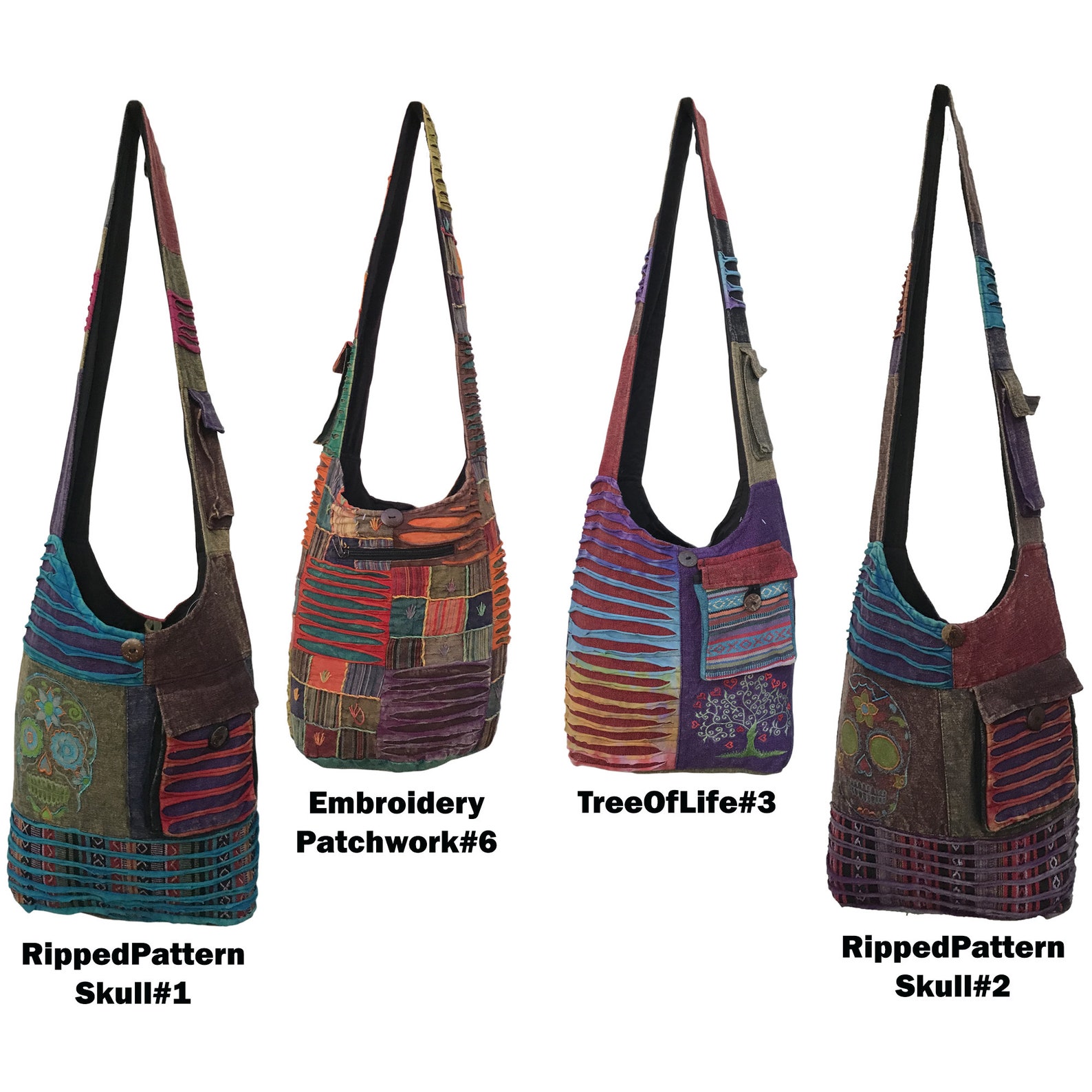 New Hippie Handmade Side Crossbody Shoulder Bag Bohemian Etsy