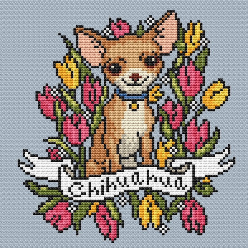 Чихуахуа схема. Вышивка крестом чихуахуа. Схема вышивки чихуахуа. Вышка крестом чихуахуа. Вышивка чихуахуа крестиком.