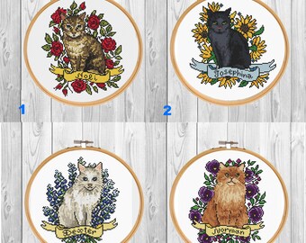 Cat with banana cross stitch pattern banana cat cross stitch anime cross stitch kawaii cat cross stitch