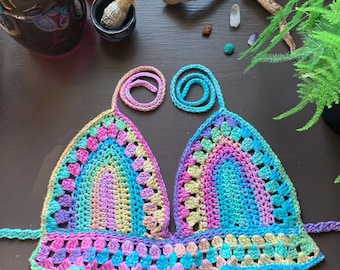 Aerowen Bralette || Crochet Top || Festival Top
