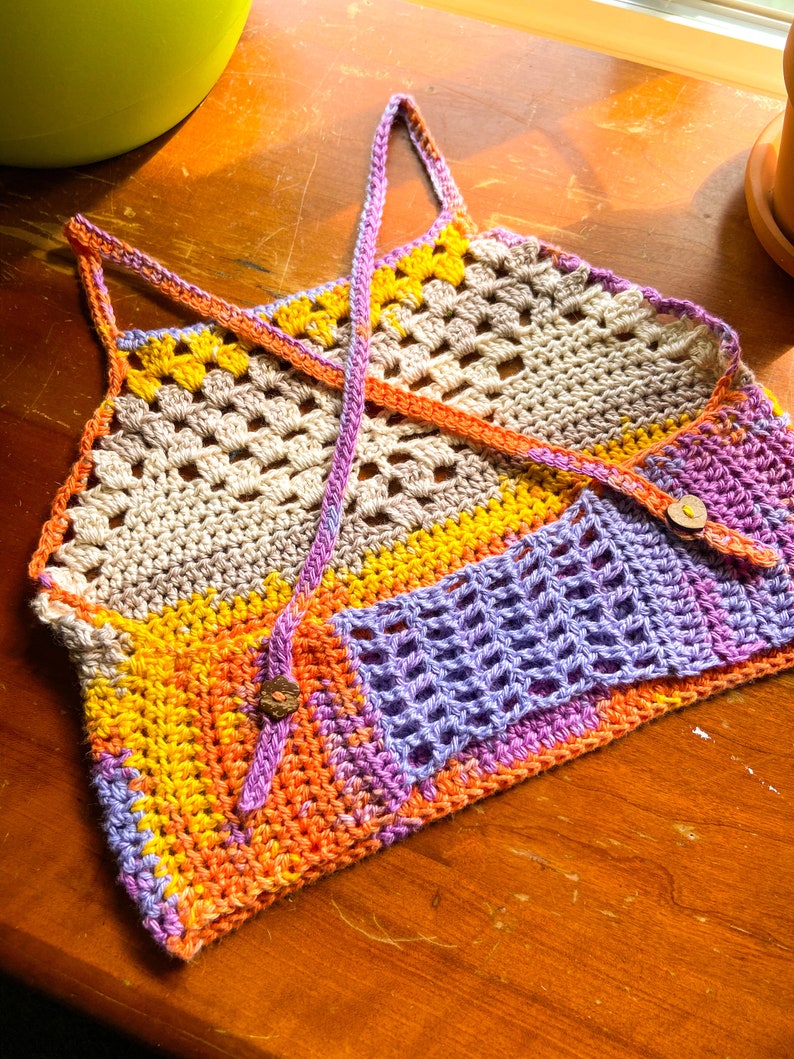 CROCHET PATTERN Asteria Top Crochet Pattern Crop Top Etsy