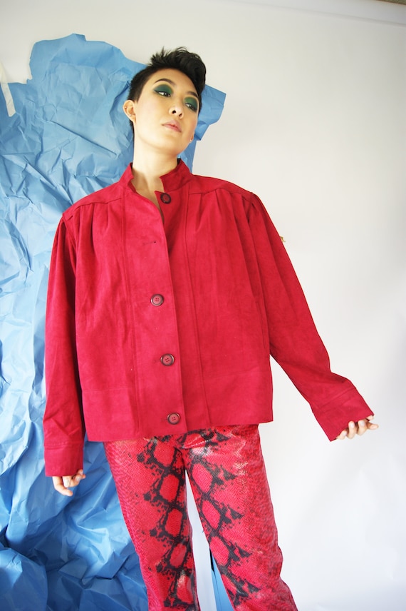 Ultra Suede Fabric Lilly Ann 1970's Jacket