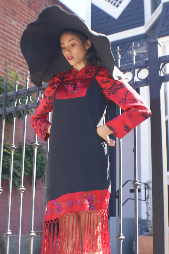 Vintage Mexican Silk Dress - image 2