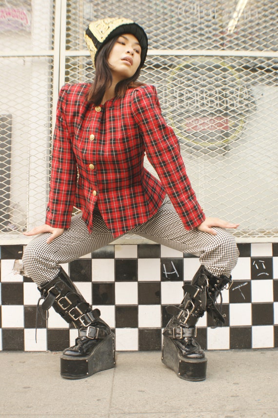 Tartan Vintage Jacket - image 3