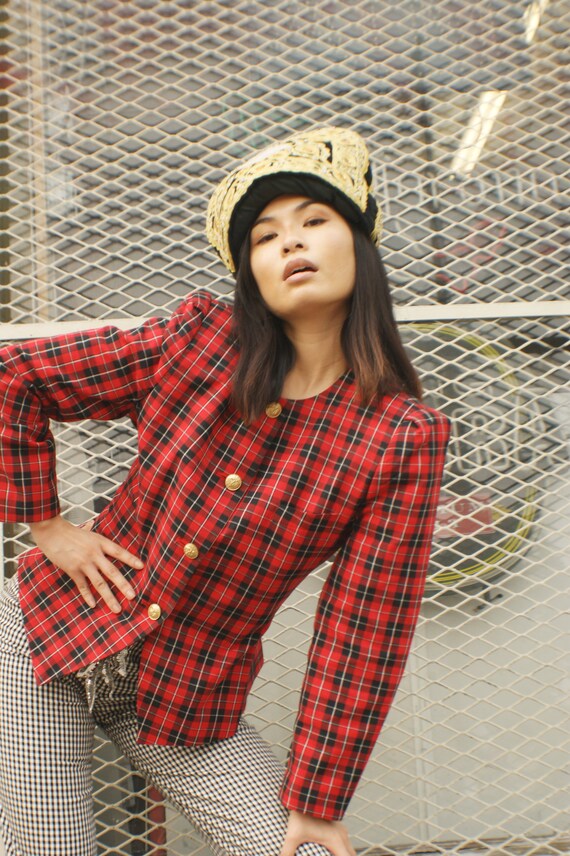 Tartan Vintage Jacket - image 2