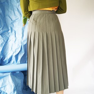 1940's Pleated Midi Skirt - Etsy