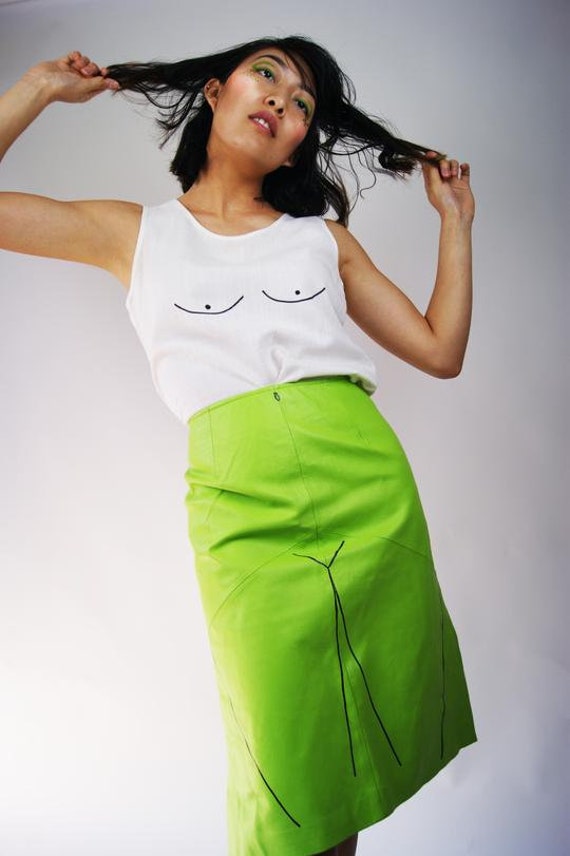 The Vintage Lime Skirt- AS main image 1