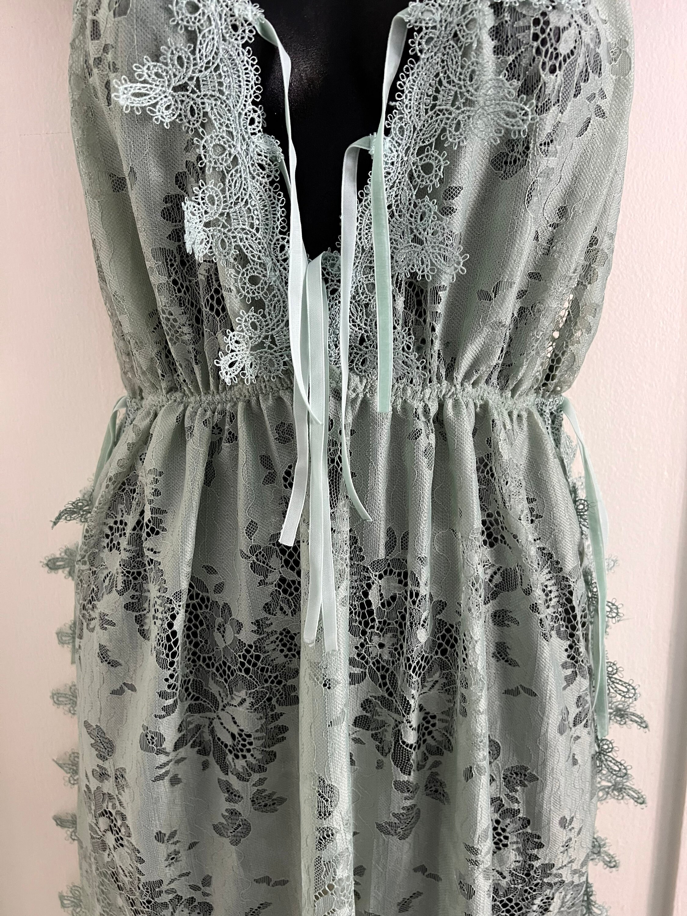 Wildflower Lace Lingerie Dress Nightgown Gift for Wife Gift - Etsy