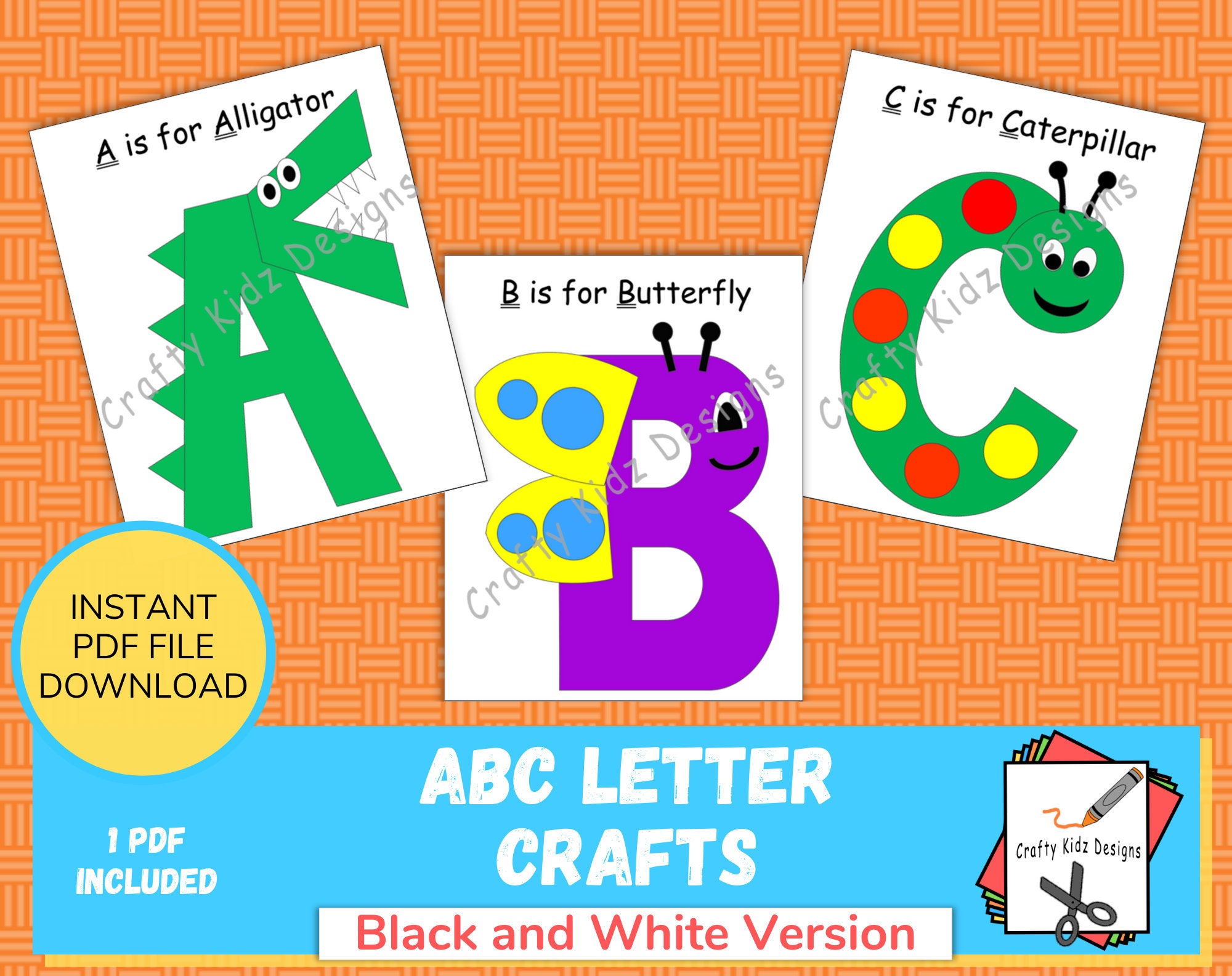 ABC Letter Crafts for Kids Perfect Crafts for Toddlers - Etsy