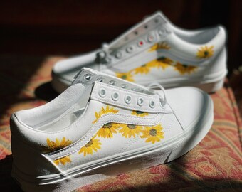 sunflower vans etsy