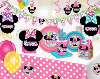 Minnie Mouse Bow-tique ULTIMATE Party Supplies Pack