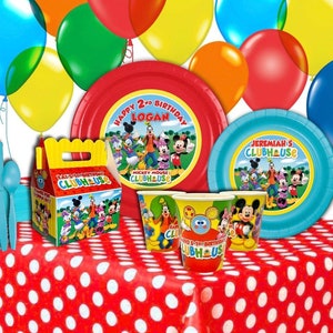 Mickey mouse clubhouse birthday party basic party pack for 12 guests