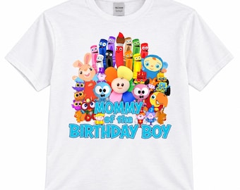 BabyFirst TV T-Shirts for Family of Birthday BOY, mommy, daddy, brother, sister, etc