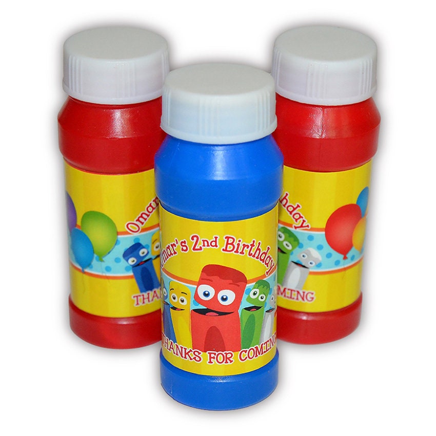 Custom Bubbles Party Favors Set of 12 CHOOSE YOUR THEME Etsy