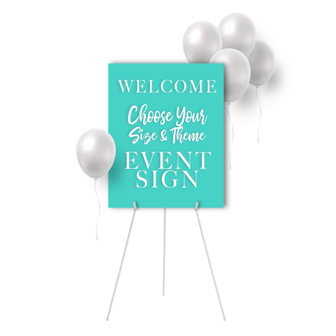 Event Welcome Sign, DIGITAL File - Etsy