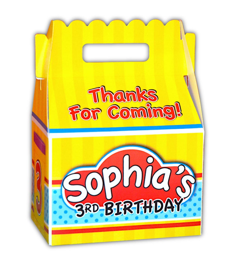 PlayDoh Party Personalized Favor Boxes Pack of 8 Etsy