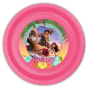 Moana 2 Personalized Meal Plates, pack of 12