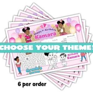 Custom Theme Request, Made to Order Personalized Placemats, 6 count