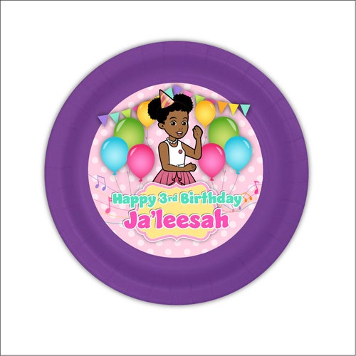 Gracies Corner Birthday Party Personalized Meal Plates Pack - Etsy