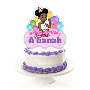 Gracie&#39;s Corner Birthday Party Personalized Cake Topper Decoration
