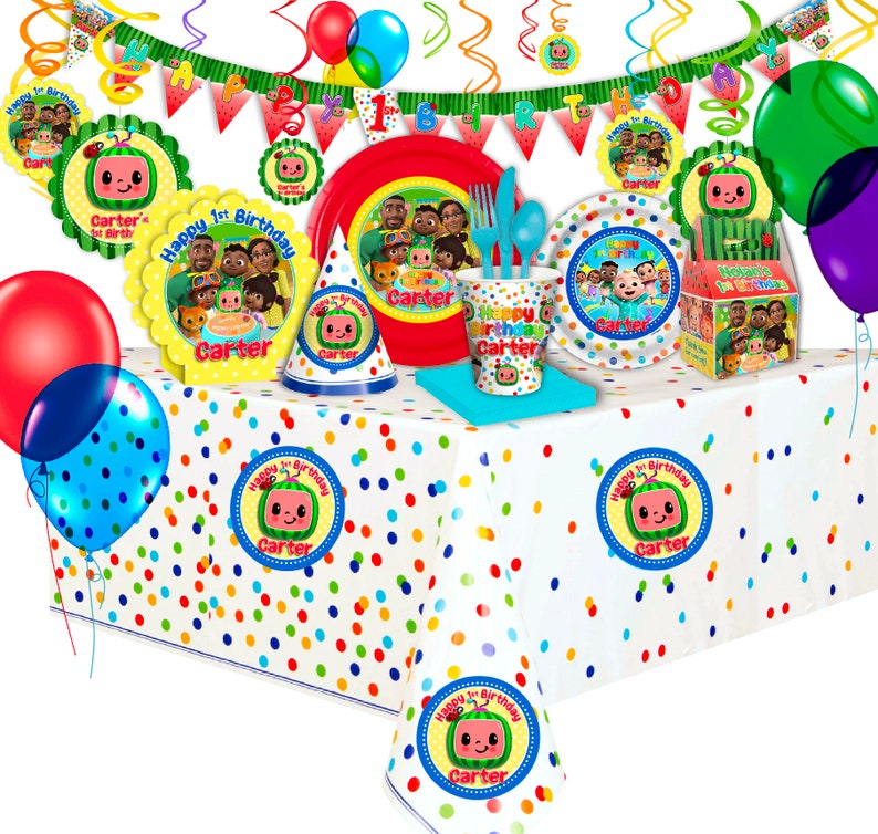 African American ULTIMATE Party Supplies Pack Cody Etsy Canada