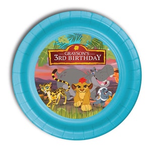 Lion Guard Personalized Cake Plates, pack of 12