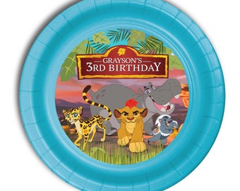 Lion Guard Personalized Meal Plates, pack of 12, 9inch plates