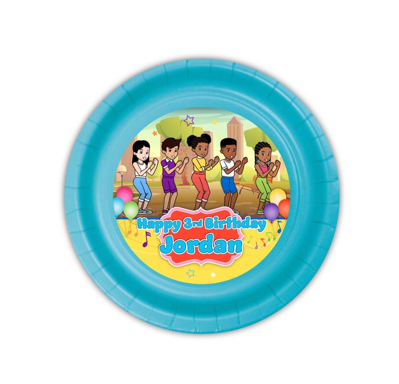 Gracies Corner Party Personalized Cake Plates Pack of 12 Etsy