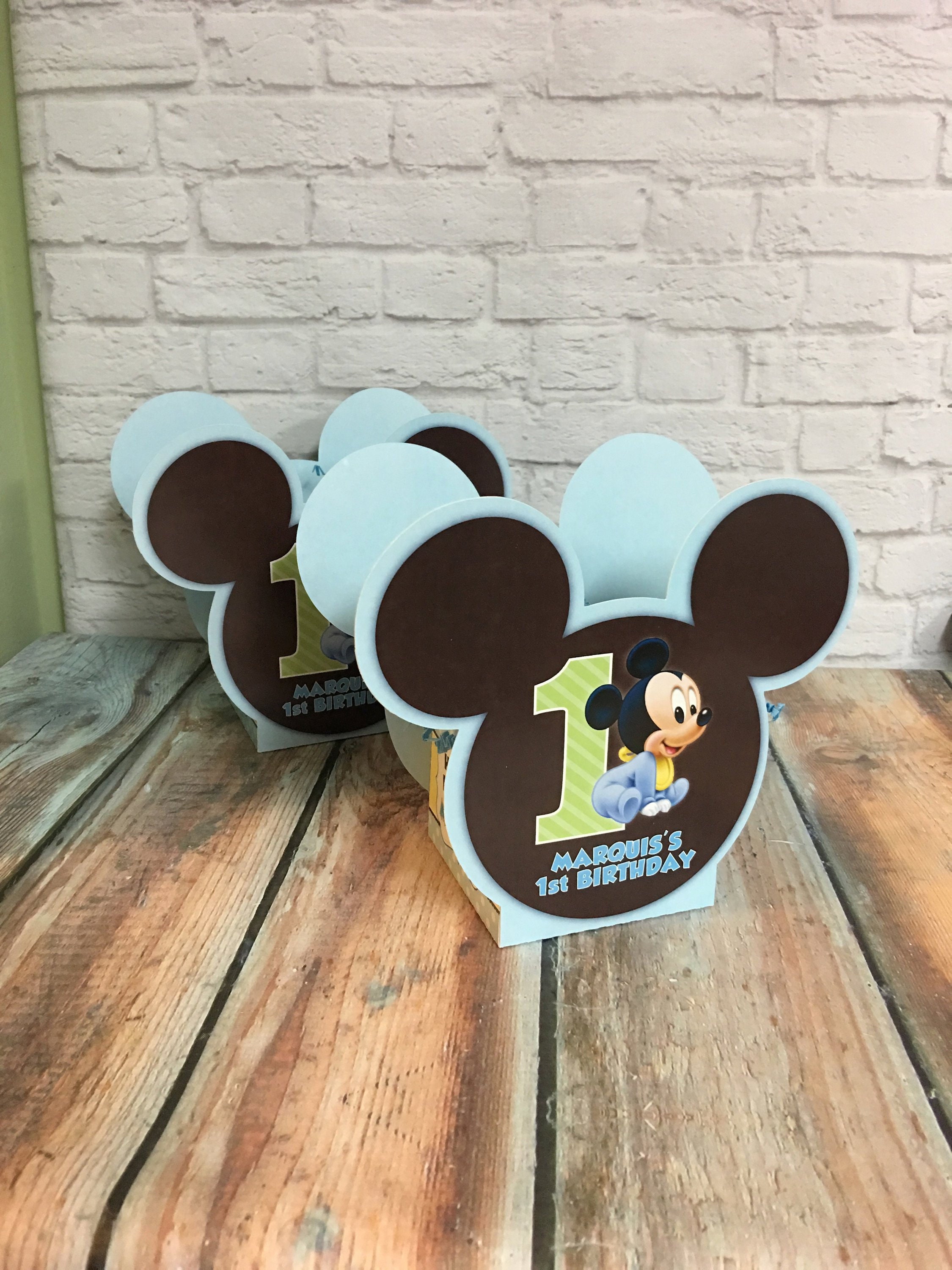 Baby Mickey Mouse Primer cumpleaños Mesa personalizada Centro - Etsy España Baby Mickey Mouse Primer cumpleaños Mesa personalizada Centro - Etsy España