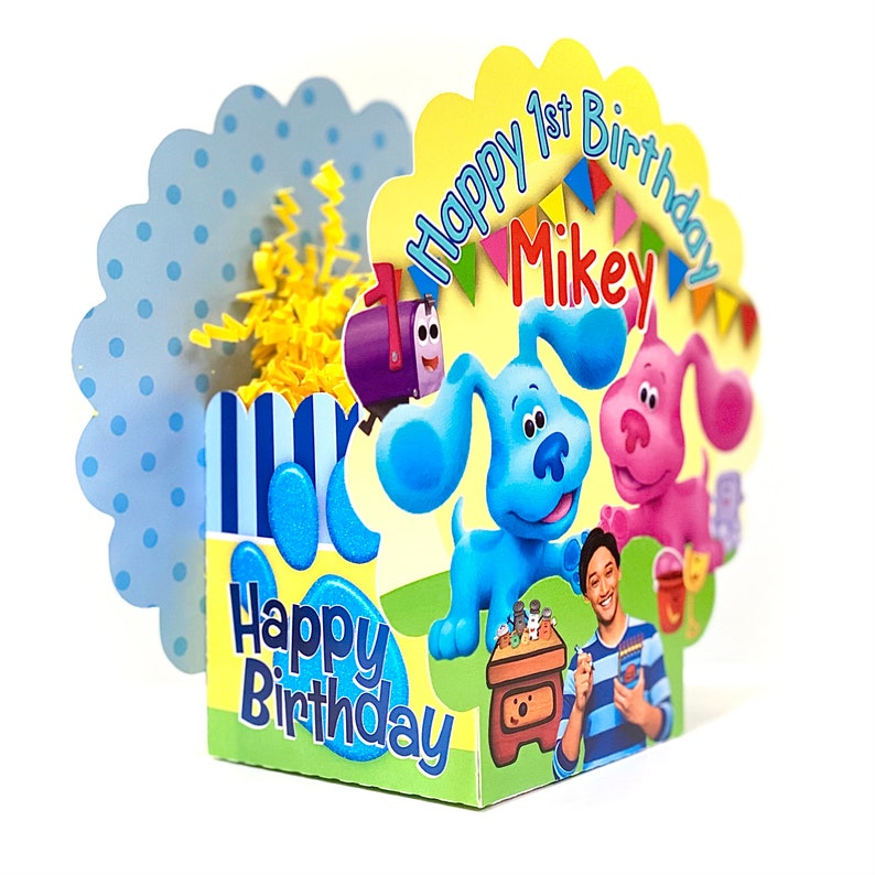 Blues Clues Birthday Party Table Centerpieces SET of TWO Etsy
