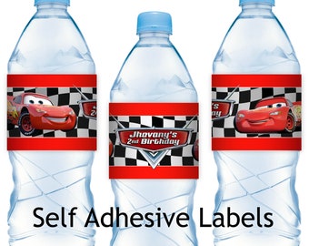 Disney Cars Water Bottle Label Download, Printable Cars Lightning McQueen  Birthday Labels · Sleek Party Designs · Online Store Powered by Storenvy