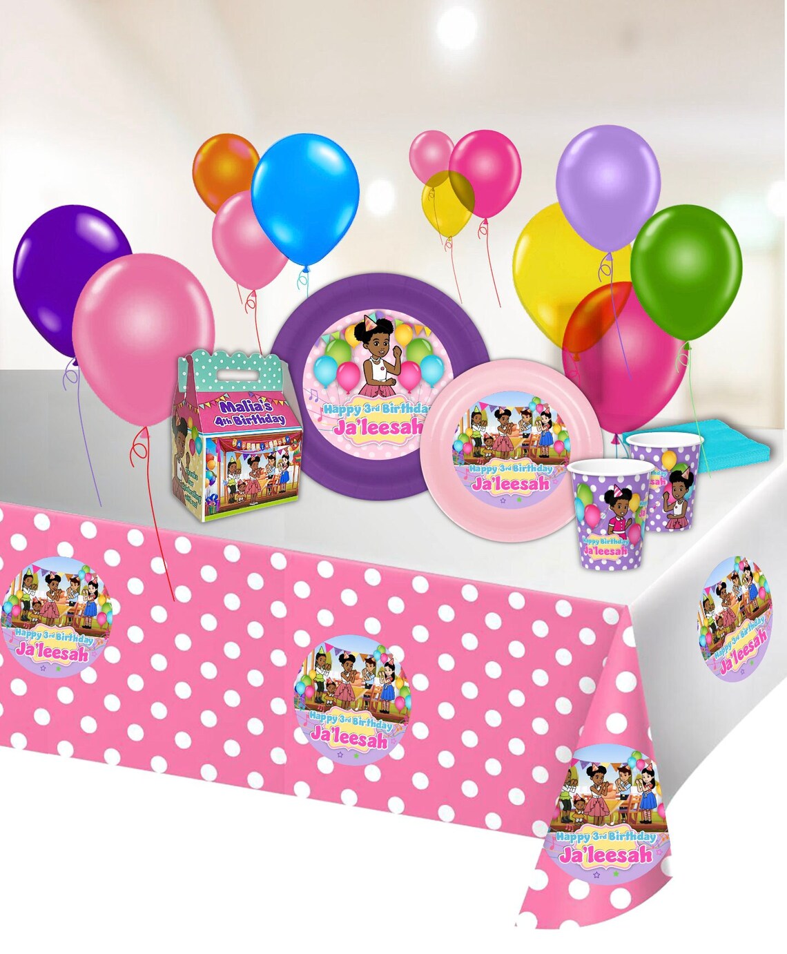 Gracie's Corner Basic Party Pack for 12 Guests Multicolor Etsy
