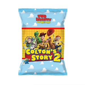 Toy Story 2 Party Custom Chip Bags | Snack Bags |Pouches, SET of 12 | TWO Infinity and Beyond