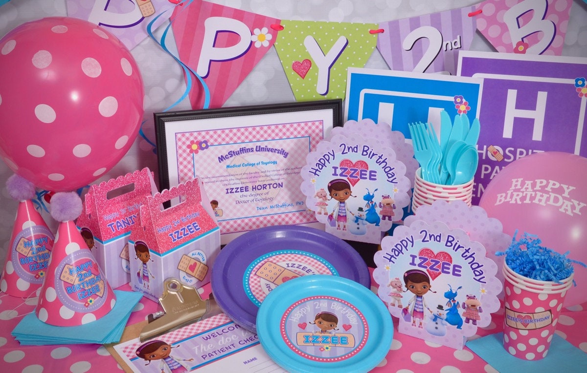 Doc Mcstuffins Birthday ULTIMATE Party Pack Etsy