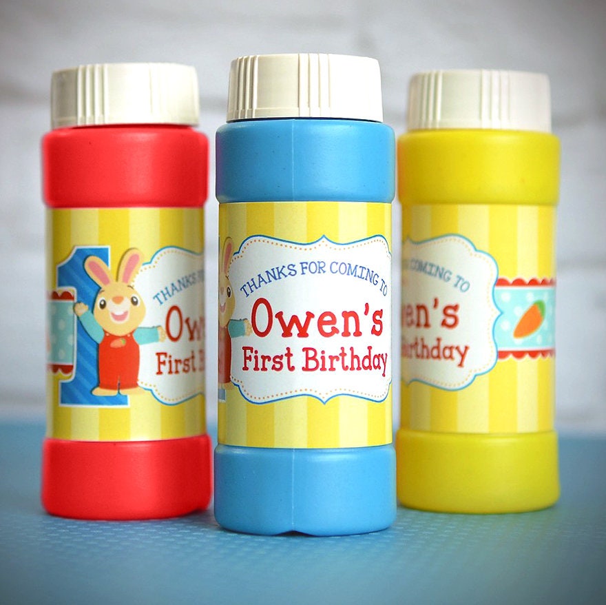 Custom Bubbles Party Favors Set of 12 CHOOSE YOUR THEME Etsy