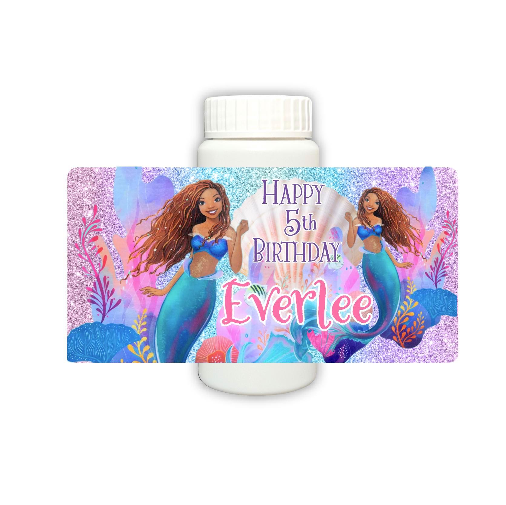 Little Mermaid 2023 Movie Bubbles Party Favors, Set of 12 - Etsy