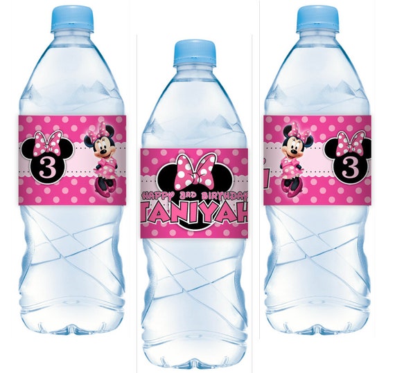 Printed water bottle - Pink/Minnie Mouse - Kids