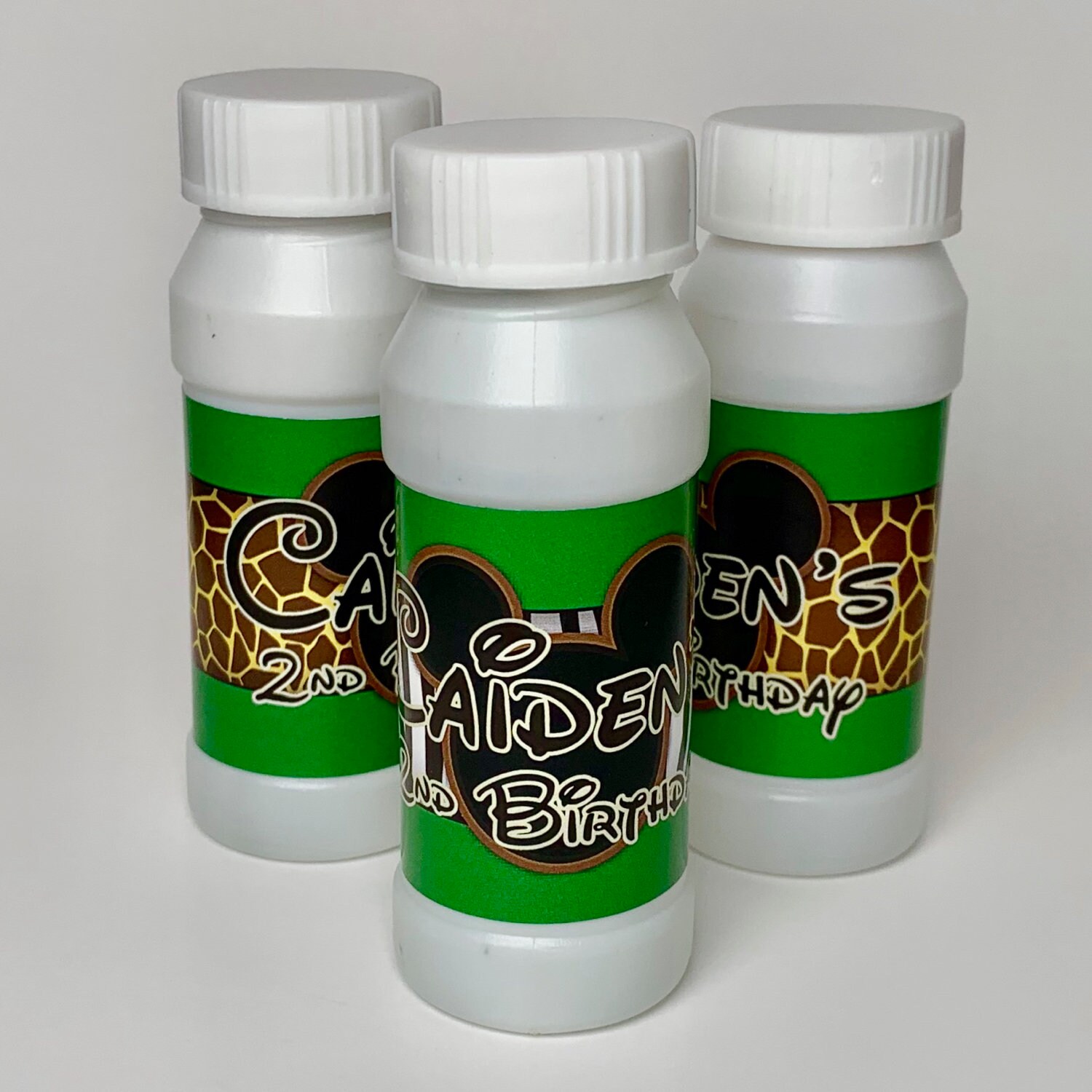 Custom Bubbles Party Favors Set of 12 CHOOSE YOUR THEME Etsy