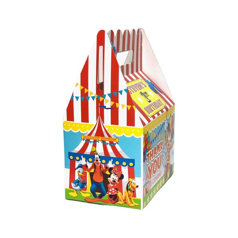 Mickey Mouse Circus Carnival Birthday Party Basic Party Pack for 12 ...