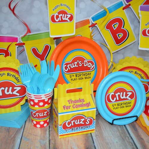 Play Doh Birthday Party ULTIMATE Party Supplies Pack Etsy