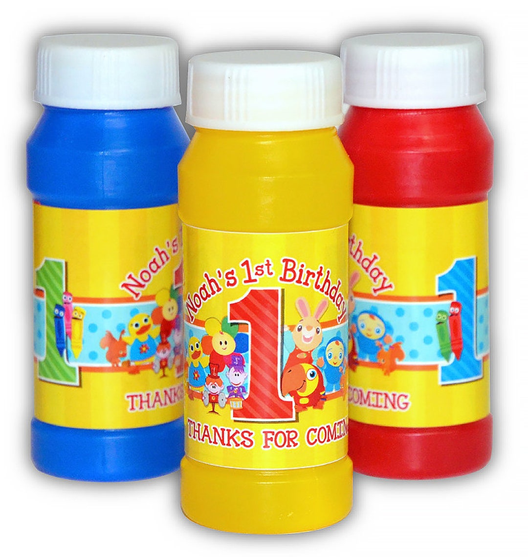 Custom Bubbles Party Favors, Set of 12, CHOOSE YOUR THEME Etsy