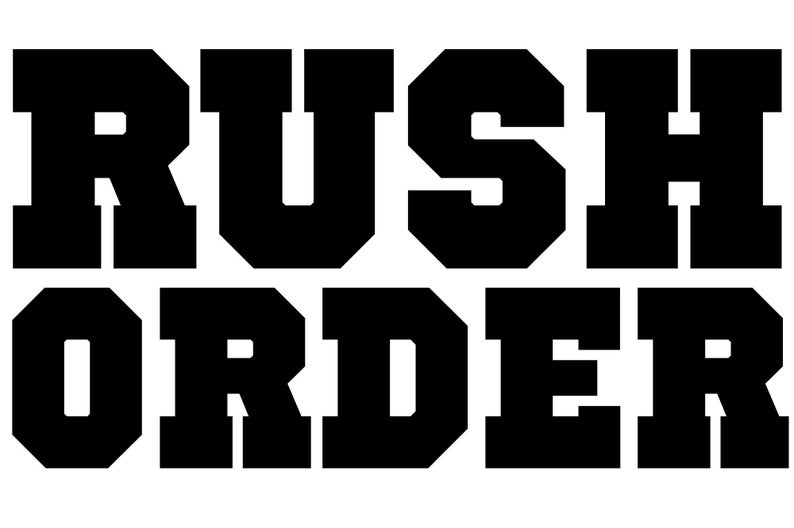 Production rush 1 business day turn-round, ships today or tomorrow image 1