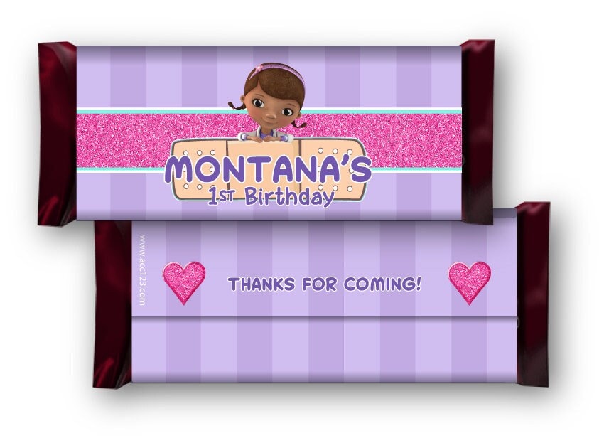 Chocolate Candy Bar Wrappers, Set of 12 Wraps Request Your Theme - Etsy