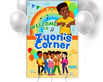Gracie's Corner Welcome Sign for Boys, DIGITAL File