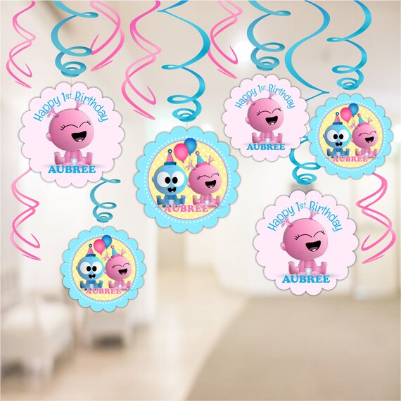 Googoo Gaagaa Babyfirst Tv Personalized Dangler Decorations Etsy