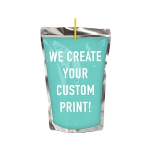 DIGITAL file for DIY CapriSun or Juice Pouch Labels
