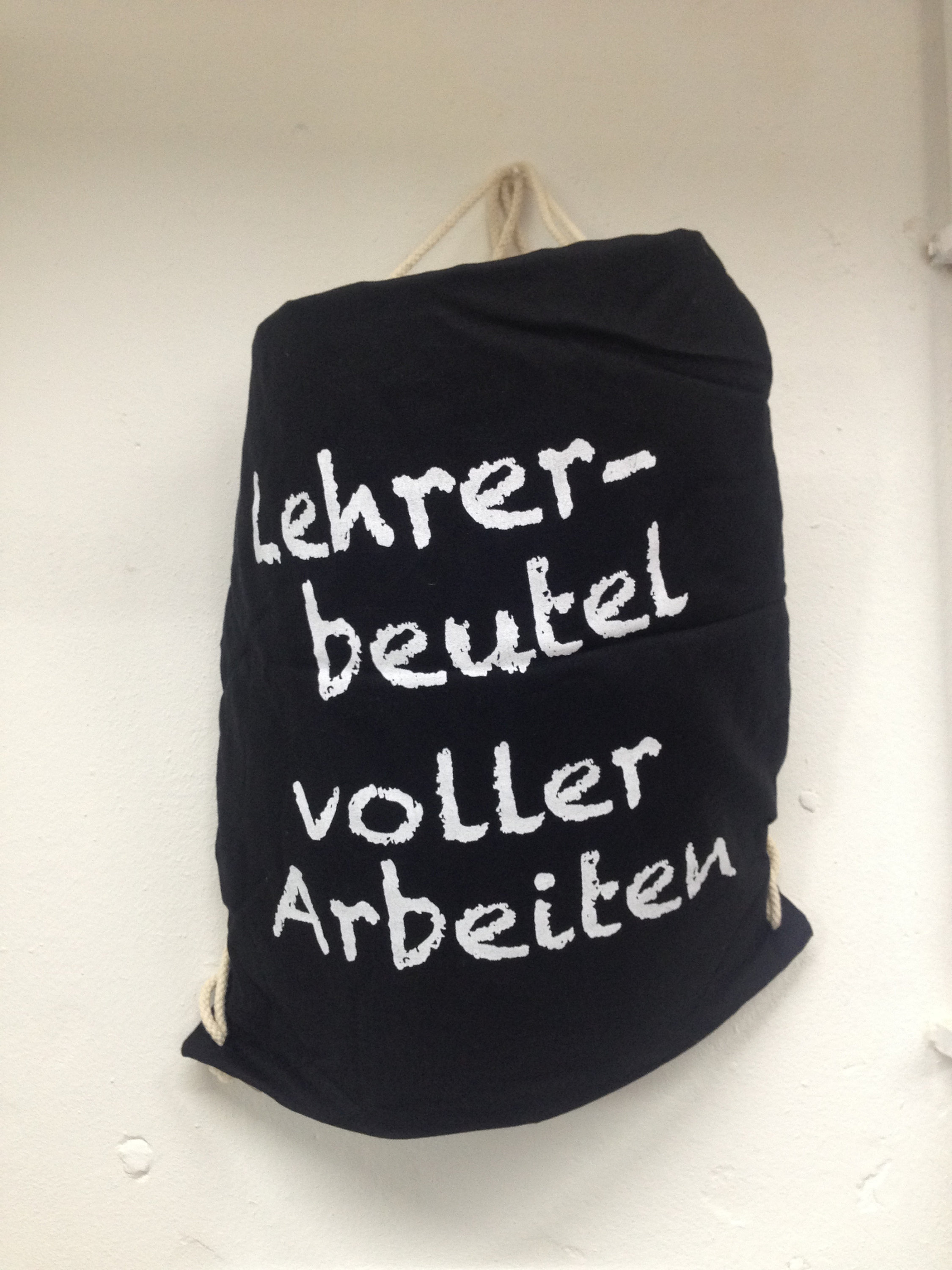 Turnbeutel Mit Spruch lehrerbeutel Voller Etsy
