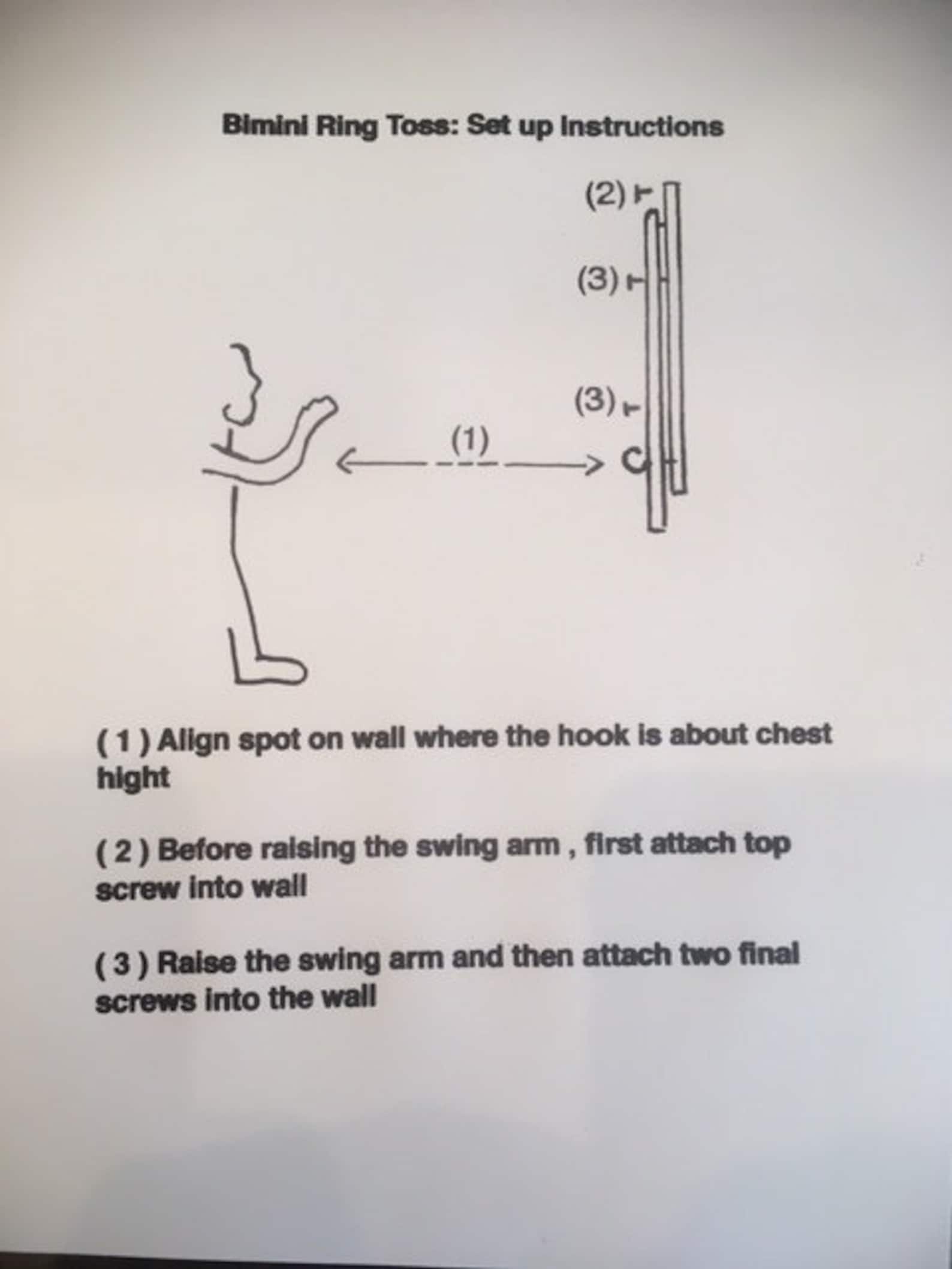 Biminiringtossgame the Original Folding Ring Toss Game Etsy