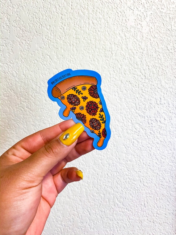 Pizza Sticker Stickers for Hydroflask Laptop Stickers - Etsy