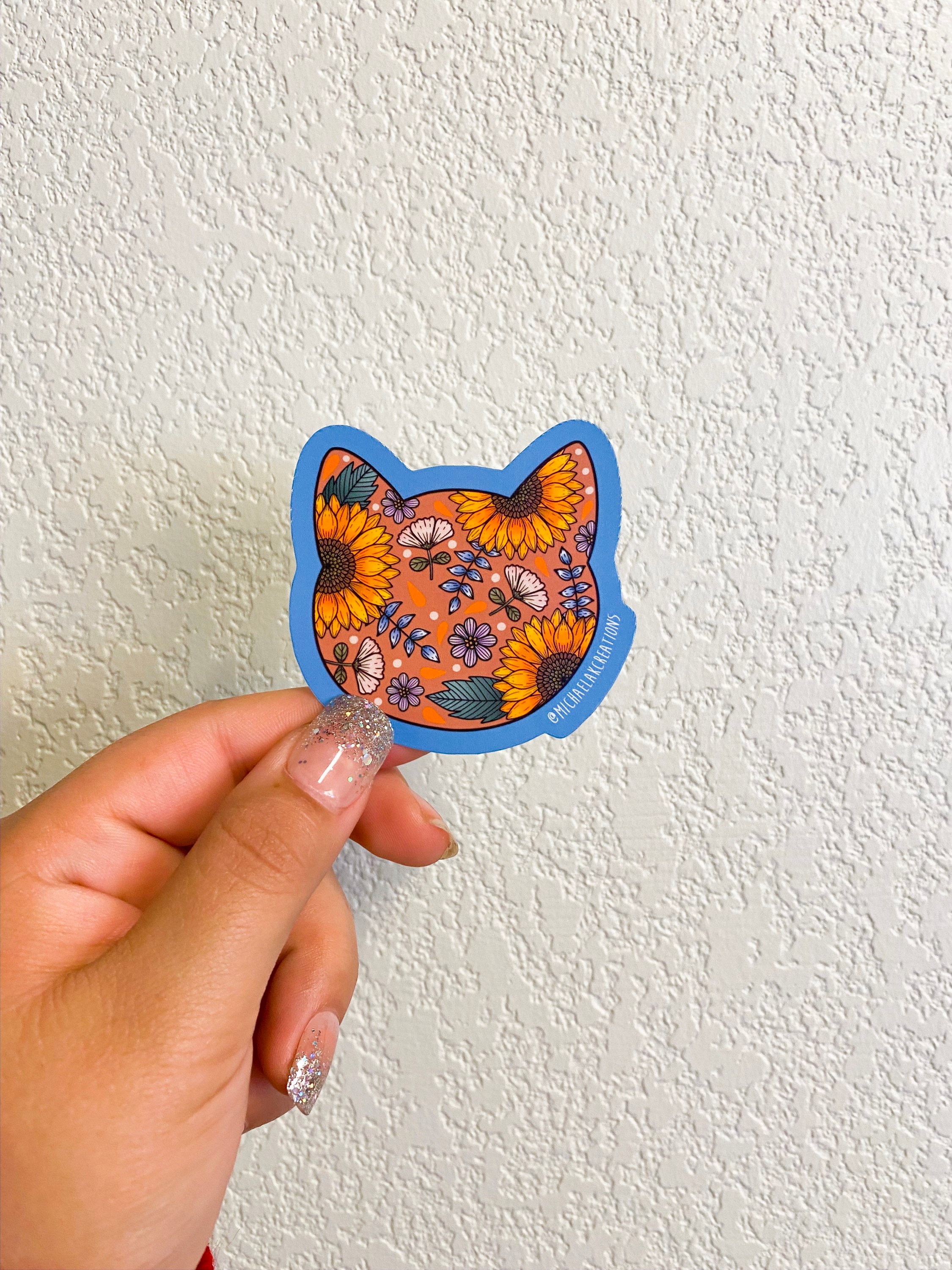 Orange cat sticker | cat sticker | Stickers | Stickers for Hydroflask…